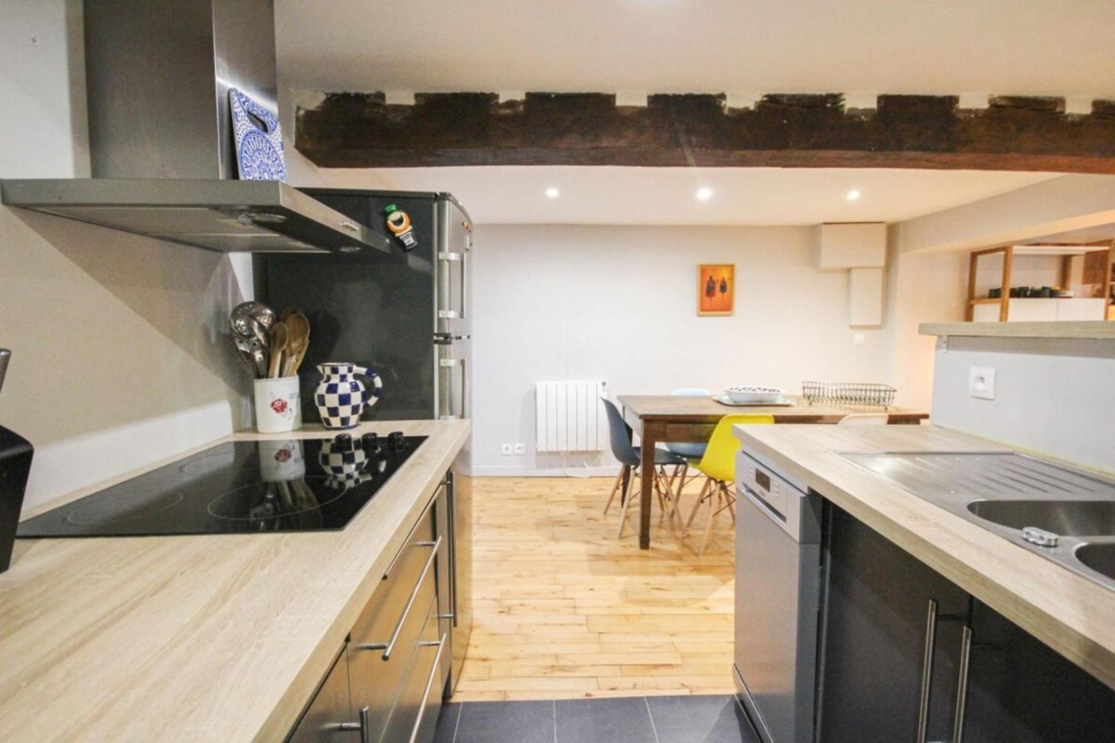 Duplex In The Heart Of Old Lille Terrace + Parking Apartment Exterior photo